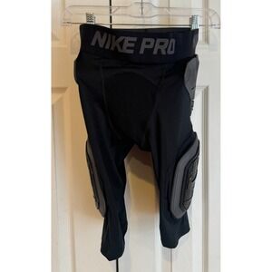 NEW Nike Pro Hyperstrong Padded Black Football Shorts Men's Size M AO6229-010